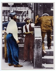 Andreas Feininger Arm Wrestling in Harlem, NYC Vintage 8x10 Print - Picture 1 of 1