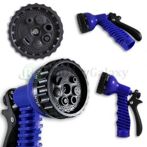Garden Lawn Hose Nozzle Head Water Sprayer Blue - 7 SPRAY PATTERNS! 1,300+SOLD - Picture 1 of 11