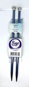 Agujas de tejer de aluminio anodizado Wrights Boye EE. UU. 11 8 mm azul - Imagen 1 de 4
