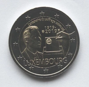 Luxemburgo - Moneda conmemorativa de 2 euros 2019 - Sufragio universal en Luxemburgo - Imagen 1 de 1