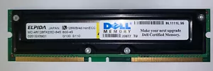 Dell Elpida 128MB RAMBUS 128MB/4d  800-45  - Picture 1 of 1