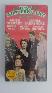 Frank Capra's It's a Wonderful Life VHS Tape 1946 Black & White Sealed VGT 5001 - Picture 1 of 3