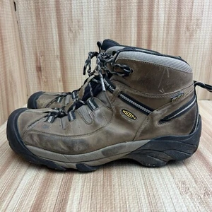 Keen Boots Mens 13 Brown Targhee II Waterproof Hiking Ankle Shoes 1008418 - Picture 1 of 10