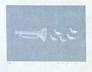 MAX ERNST La ballade du soldat" Original Lithograph S/N - Picture 1 of 1