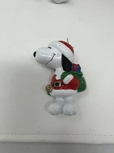 DE COLECCIÓN ADORNO ÁRBOL DE NAVIDAD SNOOPY SANTA CACAHUETES PERRO BEAGLE - Imagen 1 de 3
