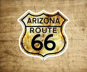 Route 66 Arizona Vintage Travel Sticker Decal 3" Rusted Laptop Bumper - Picture 1 of 1