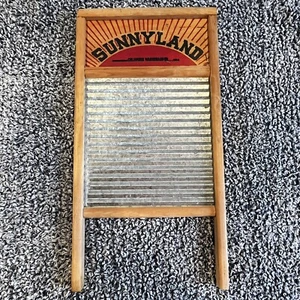 Vintage Sunny Land No 2090 Standard Family Size Columbus Washboard Company Ohio - Picture 1 of 5