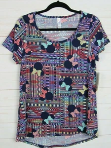 Top Lularoe Para Mujer Disney Clásico T Multicolor Orejas de Minnie Talla Pequeña Nuevo con Etiquetas - Imagen 1 de 3