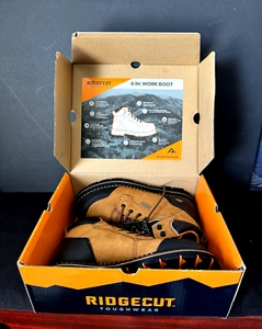 Ridgecut Toughwear wasserdichte weiche Herrenkappe 6 Zoll Arbeitsstiefel 9,5M RCT001TS - Bild 1 von 12