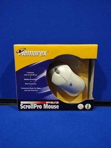 Memorex ScrollPro Mouse PS/2 Right or Left Handed 3 Button Scroll Wheel Open Box - Picture 1 of 10