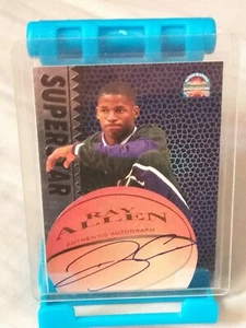 (1997-98) *RAY ALLEN* Superstar Scoreboard Certified Hard Signed Autograph*๐ฅ - Picture 1 of 4