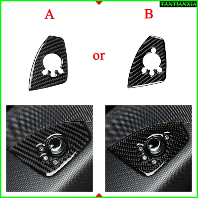 For Audi TT MK2 8J 2006-2014 Real Carbon Fiber Interior Side Mirror Control Trim - Image 1 of 4
