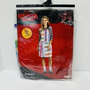 Adult Stranger Things Eleven 80s Chic Neon Dress Womens Halloween Costume M - Picture 1 of 3
