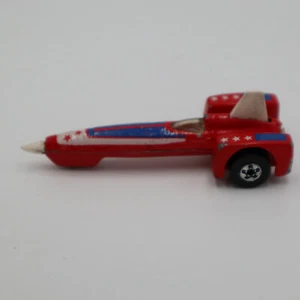 Coche cohete rojo Evil Knievel 1979 Hot Wheels de colección buen estado - Imagen 1 de 3