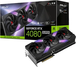 PNY GeForce™ RTX 4080 SUPER™ 16GB XLR8 Gaming VERTO™ EPIC-X RGB™ - Afbeelding 1 van 3