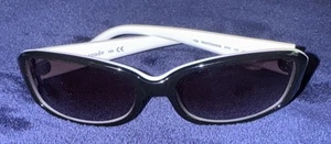 KATE SPADE PAXTON N/S FT7 Y7 BLACK WHITE POLARIZED AUTHENTIC SUNGLASSES 53-16 - Picture 1 of 10