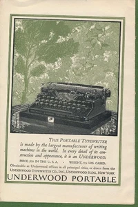 Anuncio de revista - 1923 - Underwood Typewriter Co., Nueva York - (#2) - Imagen 1 de 1