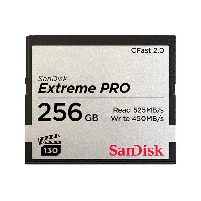 Sandisk Extreme Pro 256GB CFAST 2.0 Card 525MB/S - image 1 of 1