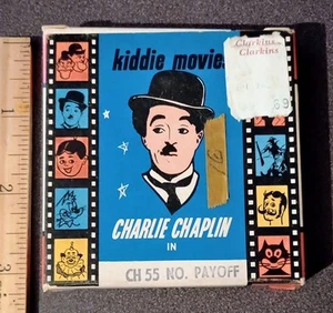 Charlie Chaplin CH55 No. Payoff 8mm Film Comedy Collectible Atlas Films - Picture 1 of 4
