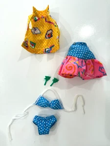 Barbie Vintage 1987 California Dream Doll Conjunto de Repuesto + Pendientes Completos - Imagen 1 de 4