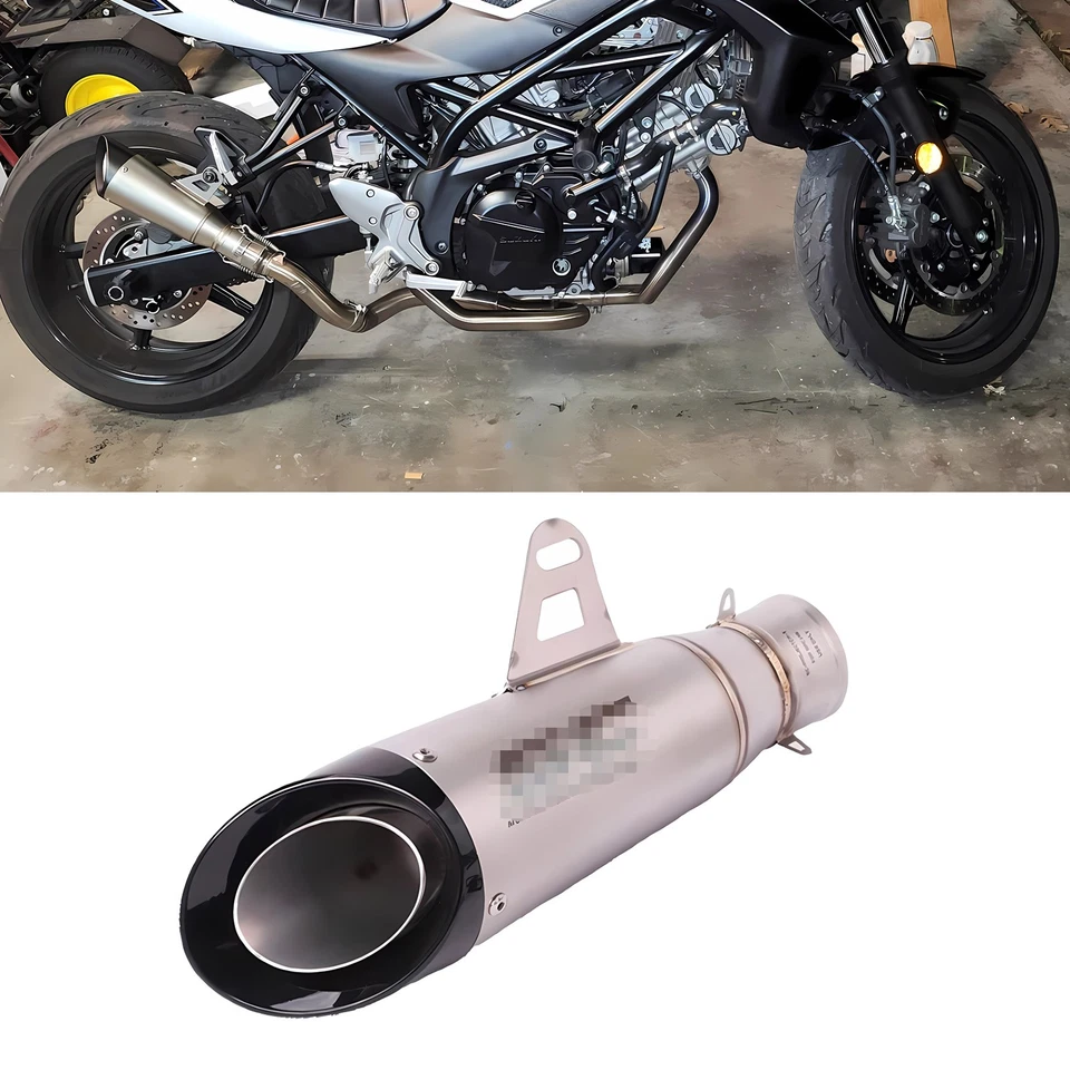 51mm Slip-on Motorcycle Exhaust Rear End Muffler Tail Pipe For Kawasaki Ninja — 第 1/4 张图片