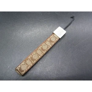 Coach Borsa Tracolla Tela Charm Marrone Donna Uomo AB Usato - Foto 1 di 3