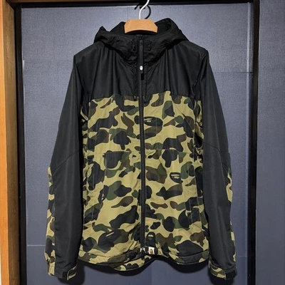 A BATHING APE Nylon Mountain Parka M Used Lightweight Nylon Jacket - Image 1 of 4