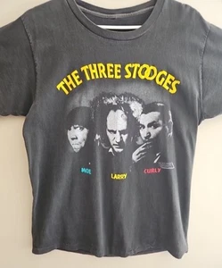 Camiseta Three Stooges Vintage Años 90 Talla Grande Sin Etiqueta Usada Puntada Única - Imagen 1 de 6