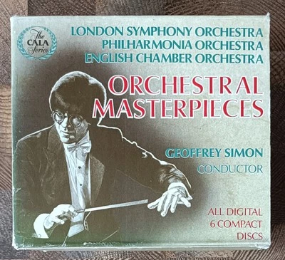 Orchestral Masterpieces 6 CD BoxSet GEOFFREY SIMON Conducts LSO, PO, ECO  - Image 1 of 4