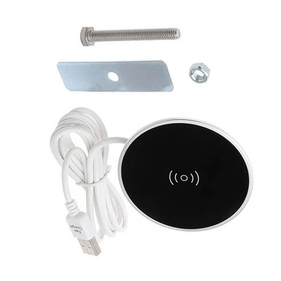 Phone Wireless Fast Charger Furniture Table Desktop Embedded For Apple HUAWEI - Image 1 of 4