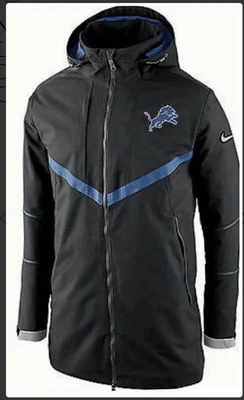 New Nike Detroit Lions Parka NFL On-Field Down Jacket Large $400 NWT Rare - Image 1 of 4