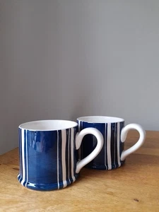 Paar M&S Yard Streifen Tassen 7,5 cm - Bild 1 von 4