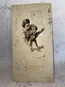 Vintage Illustration Werbung Kunst Mama Baby US Navy Matrose PORTLAND, ODER - Bild 1 von 12