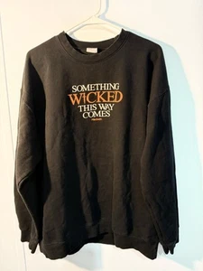 SHAKESPEARE’S GLOBE Vintage Sweater Something Wicked This Way Comes Size XL - Picture 1 of 5