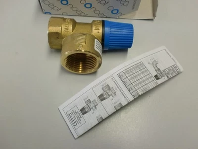 Watts Membran Sicherheitsventil Wasser SVW 3/4" x 1" 6 bar bis 100kW Trinkwasser