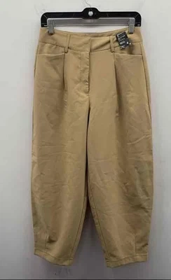 Pantalones cortos de pierna ancha calce exclusivo tostado 7th Avenue NY&C para mujer 4 nuevos con etiquetas Foto 1 de 4