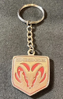 VTG Dodge Ram Diecast Metal Keychain KC-031 Chrome & Red Pilot Great Condition - Image 1 of 4