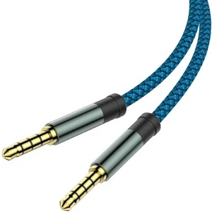 2er-Pack TRRS 3,5 mm Audiokabel, 5 Fuß 4-Leiter (4-polig) mit Mikrofon [Mikrofon C... - Bild 1 von 6