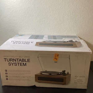 Wockoder Bluetooth Vinyl Record Player/Turntable All in 1 LP - Picture 1 of 7