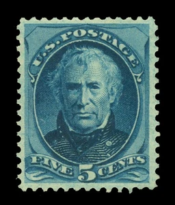 US 1875  Zachary TAYLOR  5c blue  Scott # 179 mint MH VF-XF - Picture 1 of 2