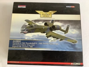 Corgi 1:72 AA38002 Fairchild A-10A Thunderbolt II USAF 23TFW 74TFS Flying Tigers - Picture 1 of 11