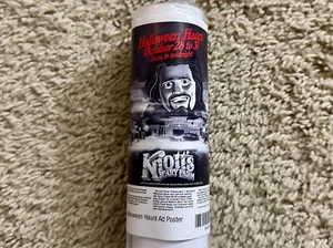 KNOTT'S SCARY FARM 1976 Wolfman Jack Retro Poster Halloween Haunt rare oop - Picture 1 of 2