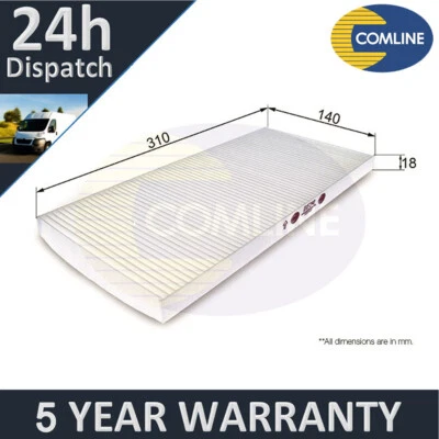 Filtro de cabina Comline se adapta a Fiat Punto 1993-2000 Barchetta 1995-2005 - Imagen 1 de 2
