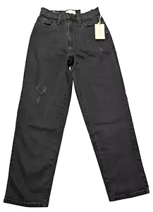 Universal Thread Women's High-Rise Vintage Straight Jeans - Black - Picture 1 of 4