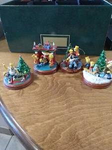 The Simpsons Illuminated Christmas Ornaments Bradford Exchange Set 18 Teile - Bild 1 von 12