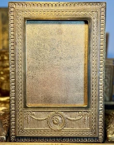 ANTIQUE TIFFANY STUDIOS NEW YORK ADAMS PATTERN PHOTO PICTURE FRAME #1786 - Picture 1 of 3