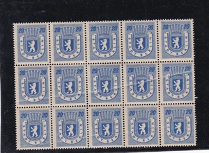 berlin brandenburg Sc 11N6,block of 15,with folder (seven stamps) MNH  s1904 - Picture 1 of 3