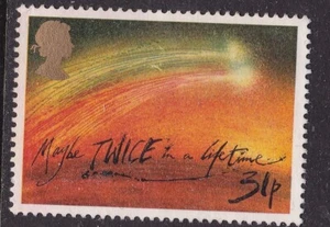 GB 1986 Halleys Comet Twice in a Lifetime 31p Mint no Gum SG 1314 VGC - Picture 1 of 1