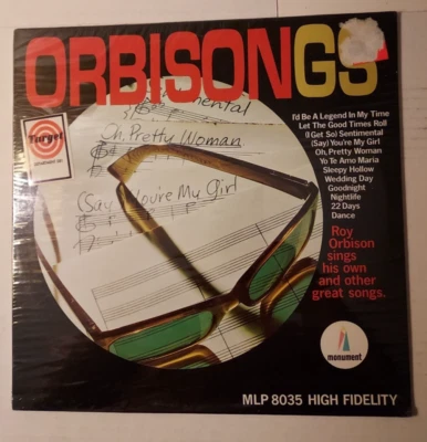 SEALED LP Roy Orbison "Orbisongs" Monument MLP 8035 Mono - Image 1 of 2