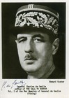 GEN. CHARLES DE GAULLE Signed Photograph French Politician Leader 7"x4" reprint